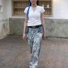 하프 스모크 배기 팬츠
